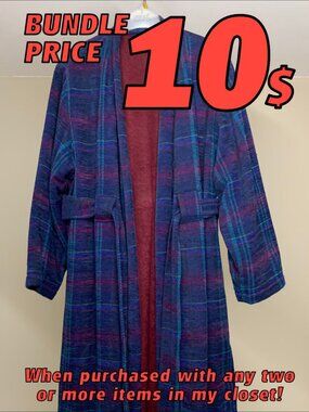 Unique! Handmade Robe Small